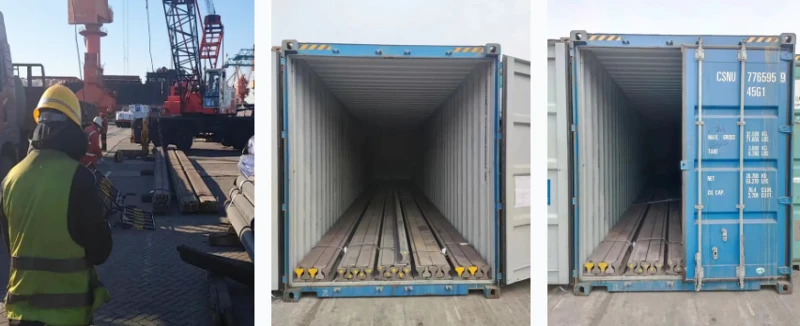 shipping of crane rail shipping of crane rail